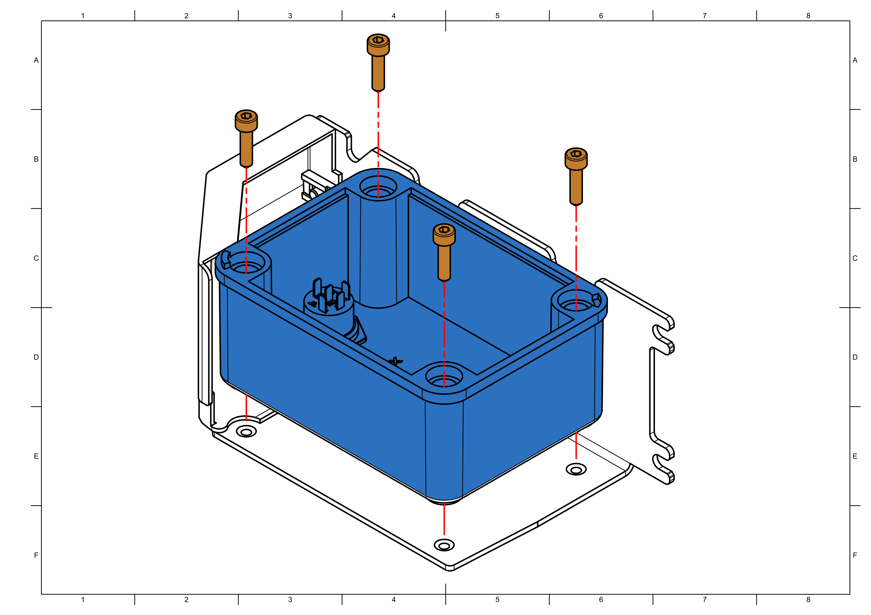 Attaching battery box