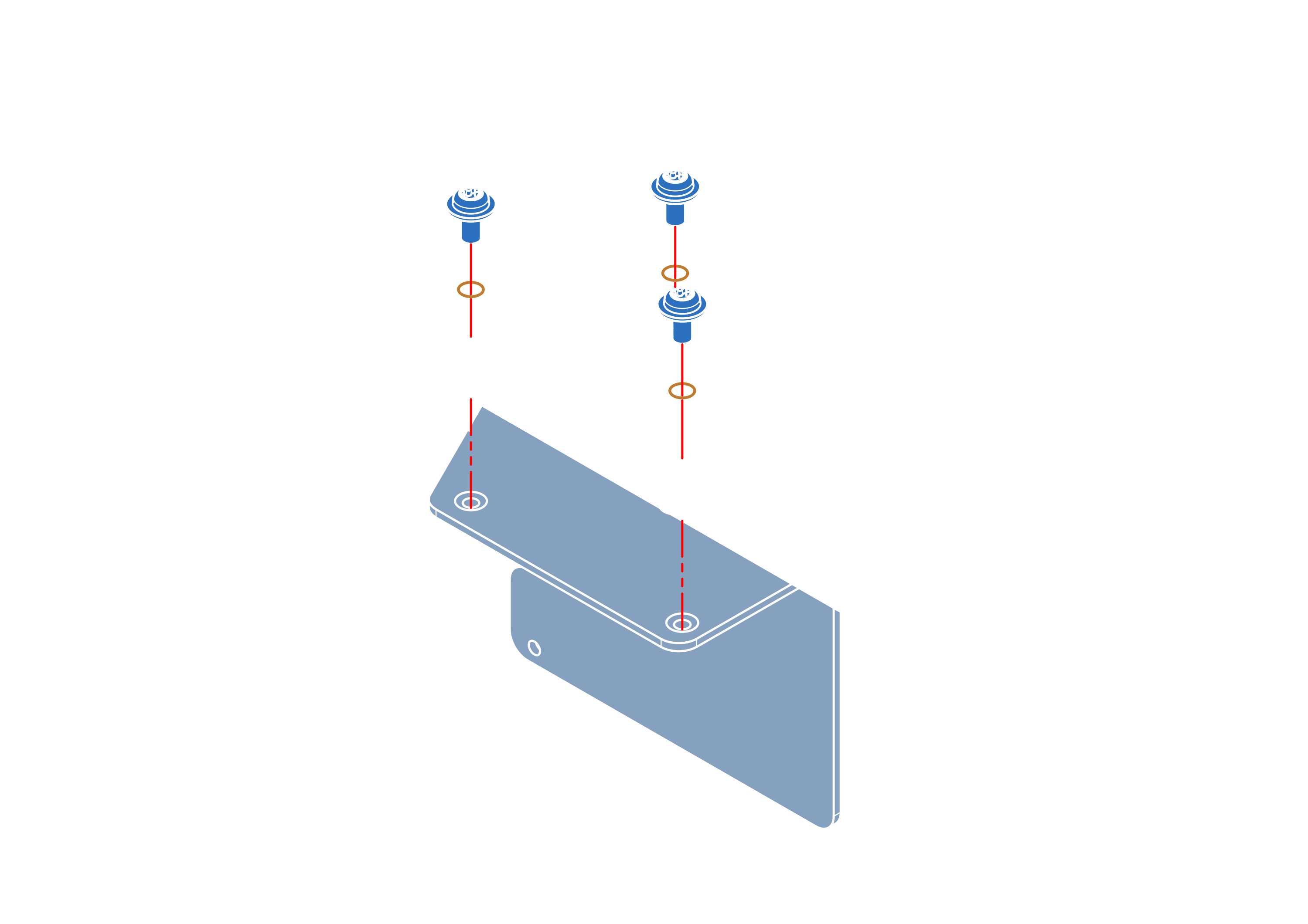 Attaching rpi metal plate